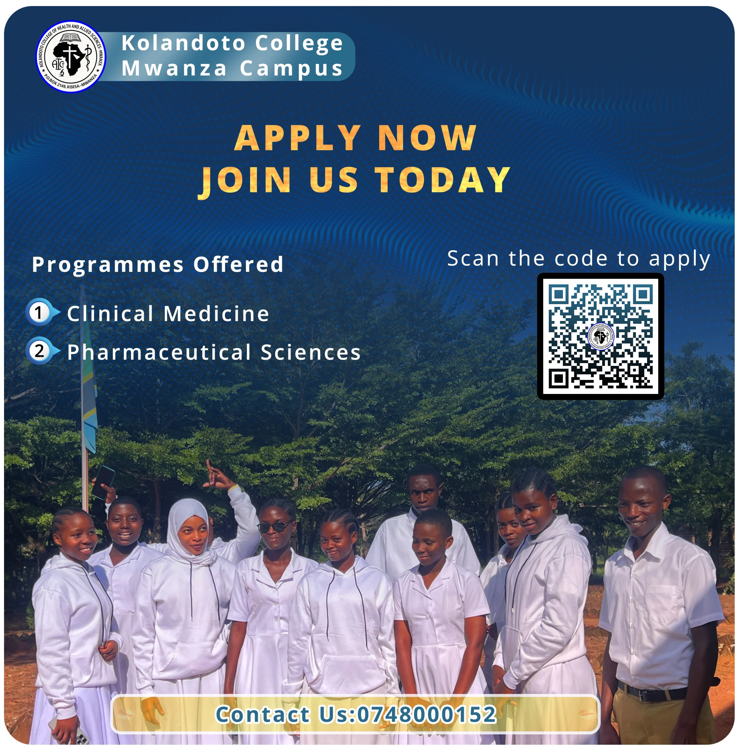 Tangazo la kujiunga Kolandoto College 2026